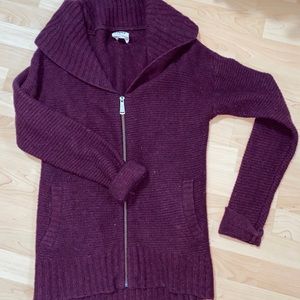 TNA Wool Zip Cardigan